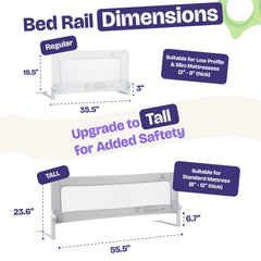 ComfyBumpy bed rail durable metal frame provides reliable protection.