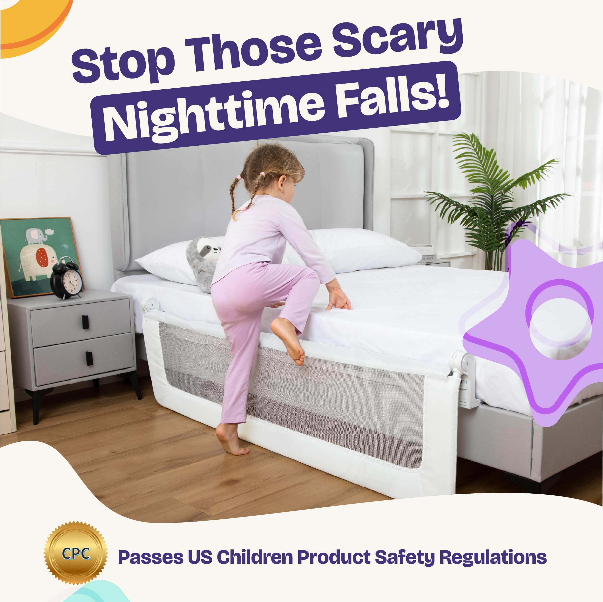 ComfyBumpy bed rail easy installation process for parents