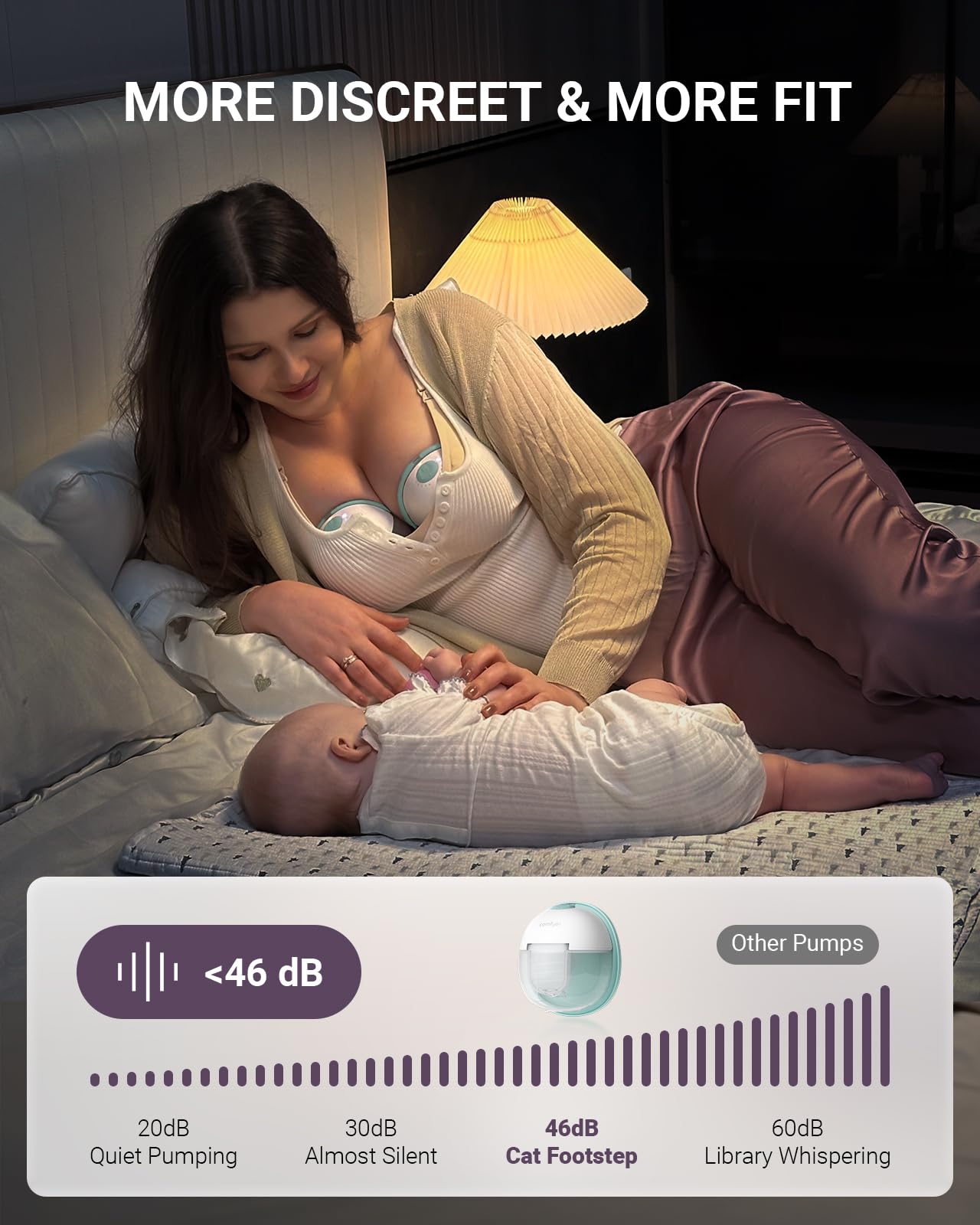 Two Comfyer pumps in a 2-pack for flexible pumping schedules