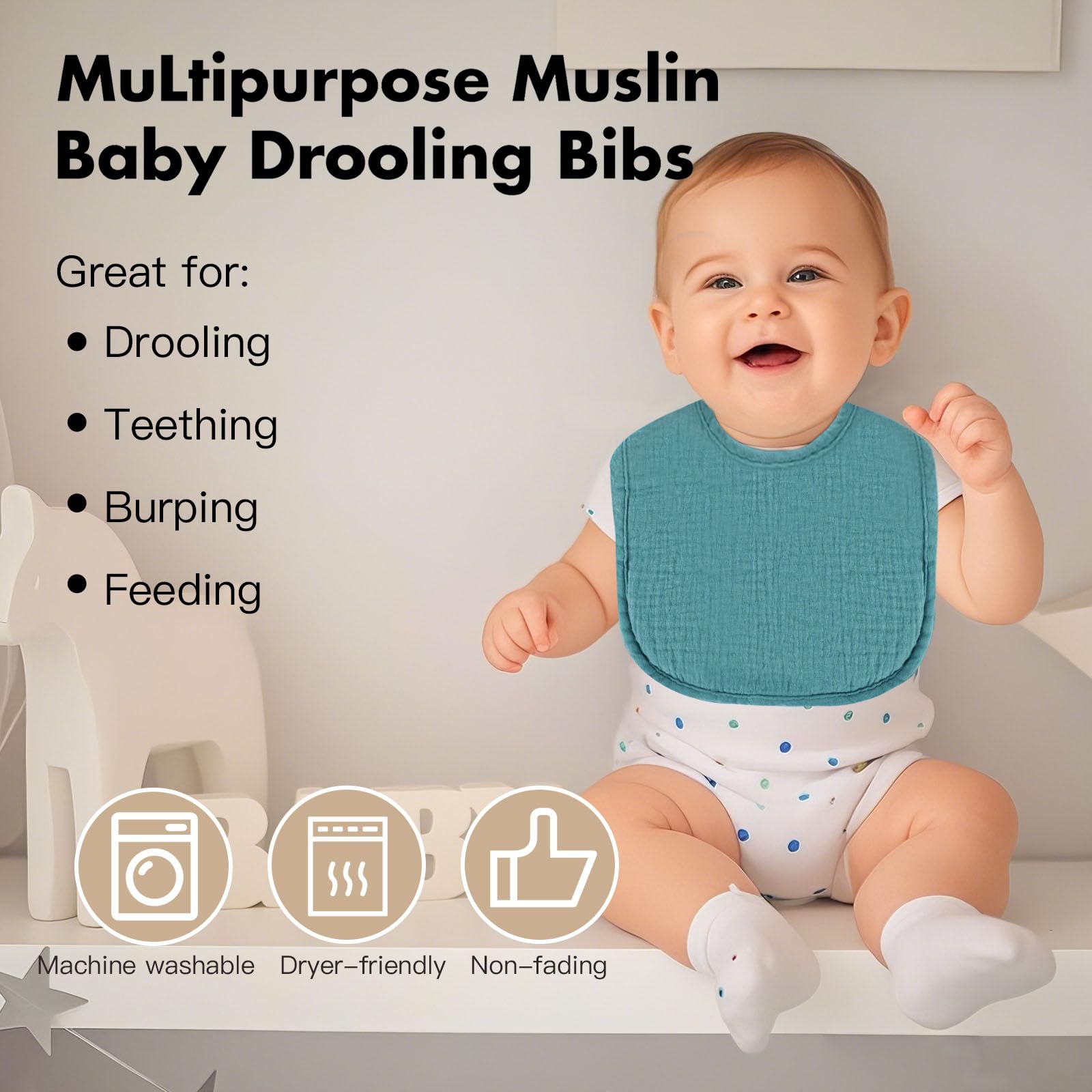 COMFYROLL gift-ready bibs for baby showers