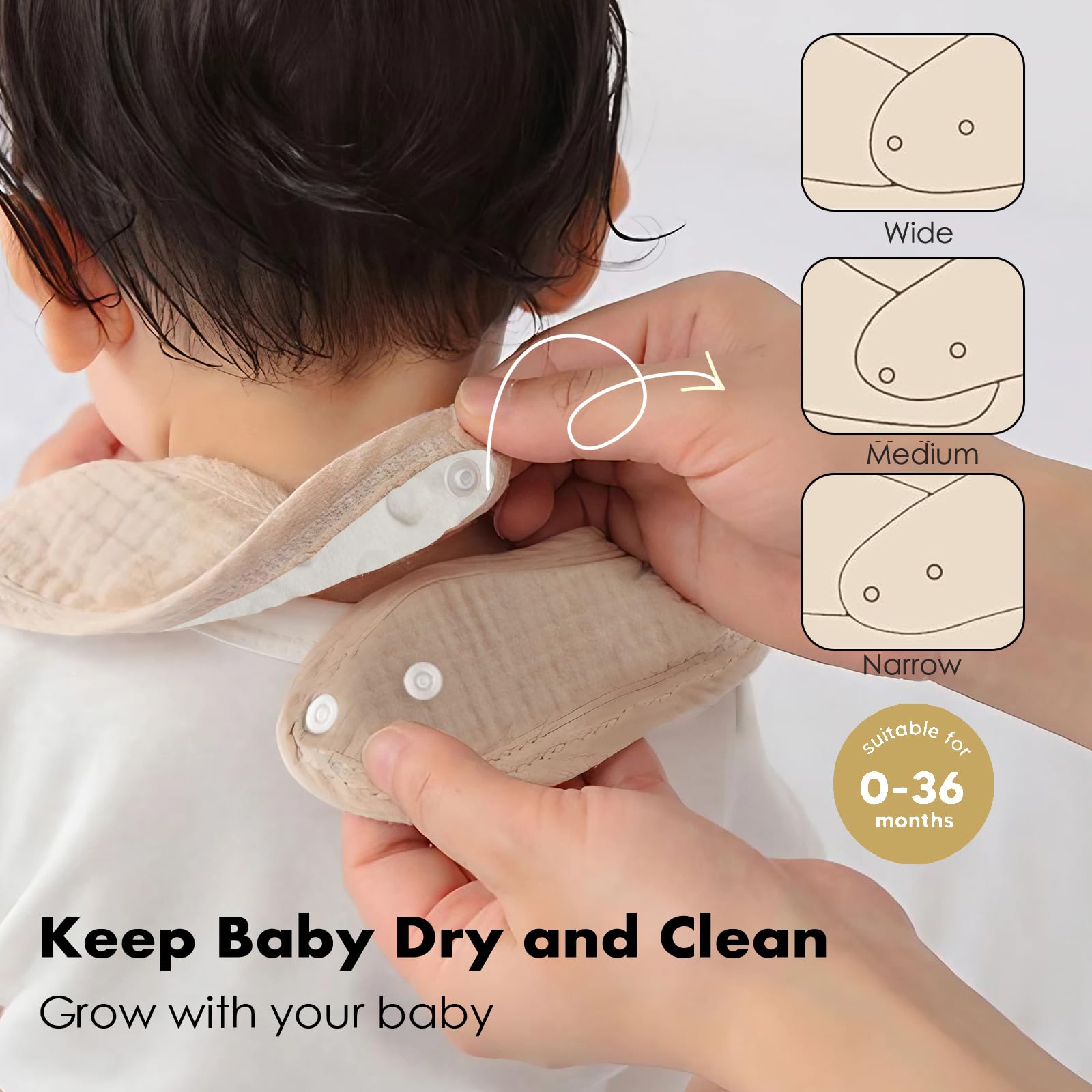 COMFYROLL curved neckline reduces chin bunching for comfort