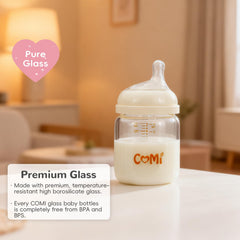 COMI breastfeeding-like nipple S size promotes easy latch for newborns.