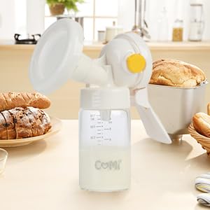 Easy-clean borosilicate glass bottle from COMI with minimal odor retention.