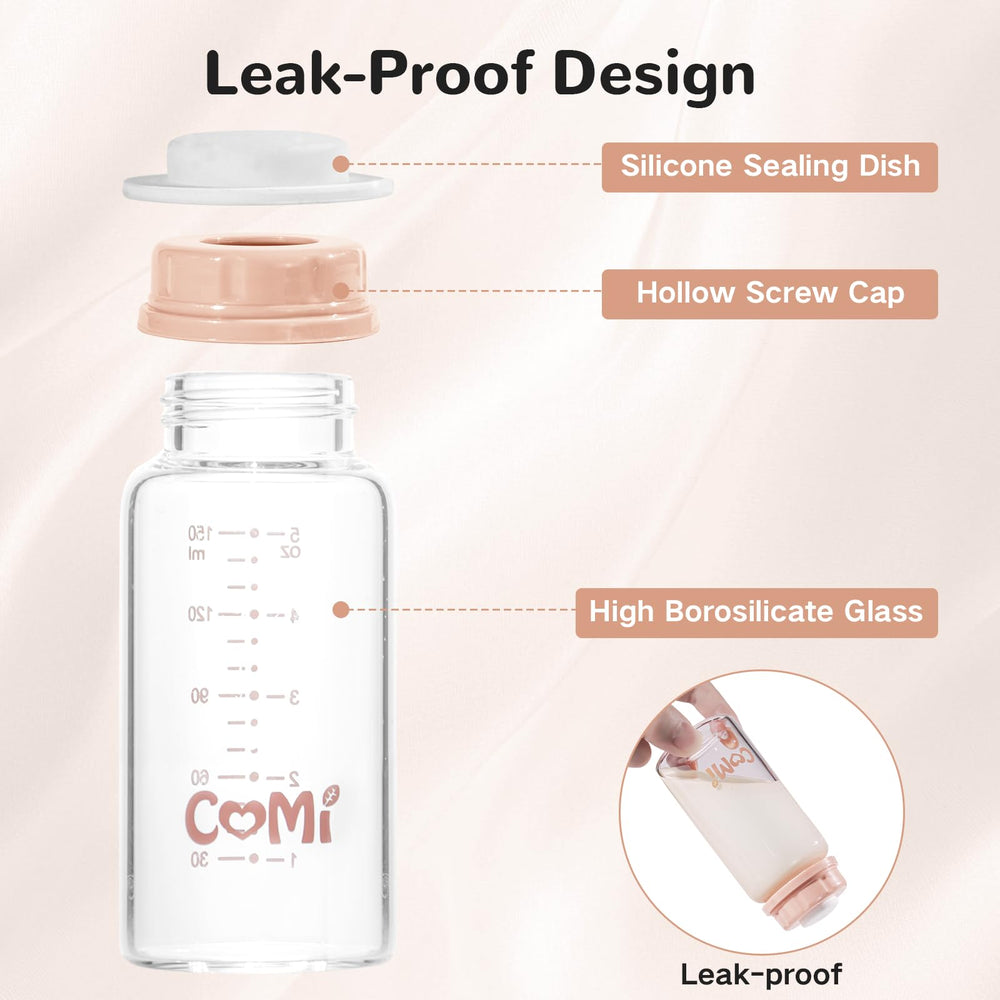 COMI three-in-one milk bottle supports pumping, storing and feeding