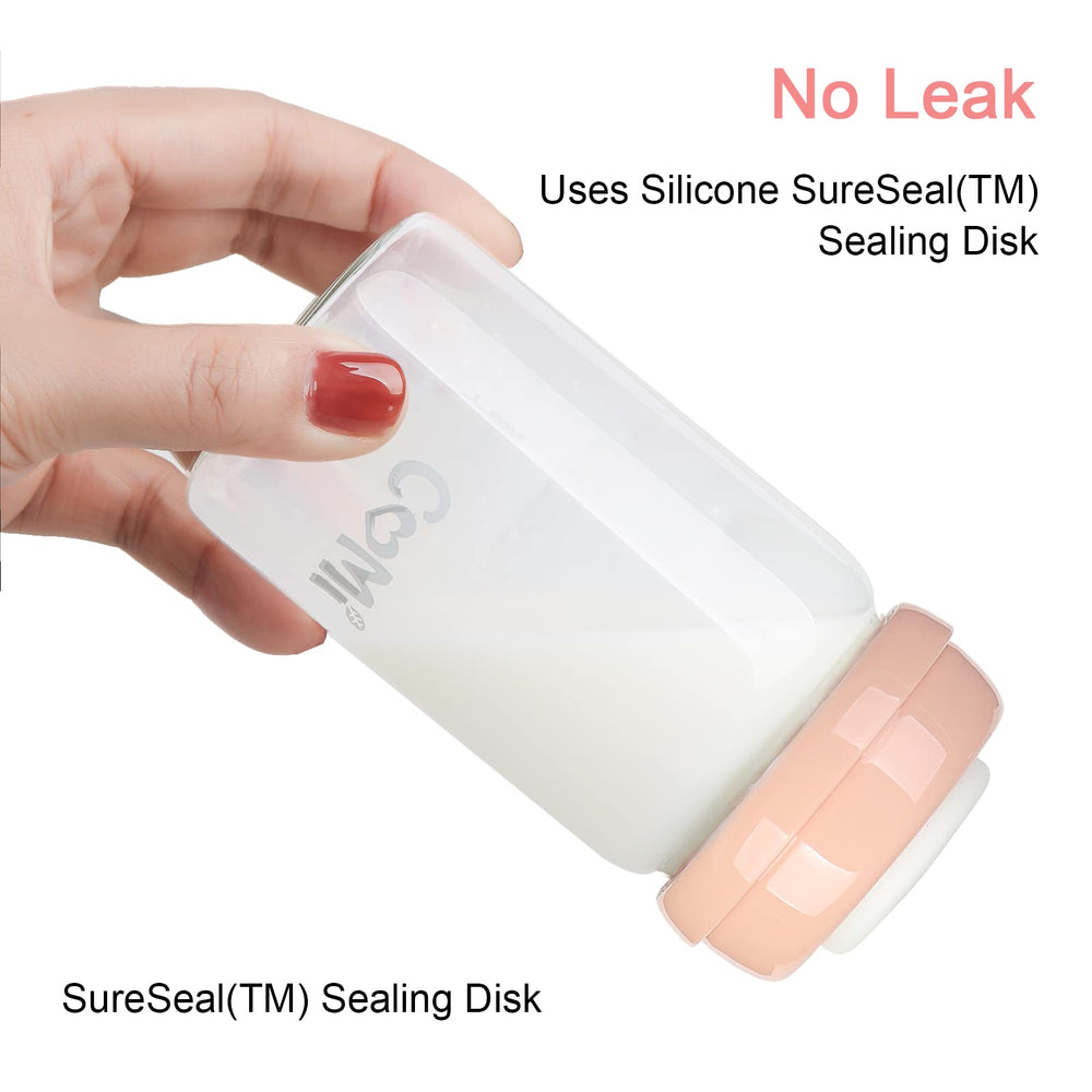 COMI three-in-one bottle supports pumping, storing, and feeding.