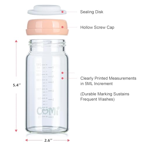 COMI two pink lids for secure labeling and color coding