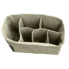 Comicfs diaper bag insert organizer shows dimensions 12x6.4x8 inches in khaki