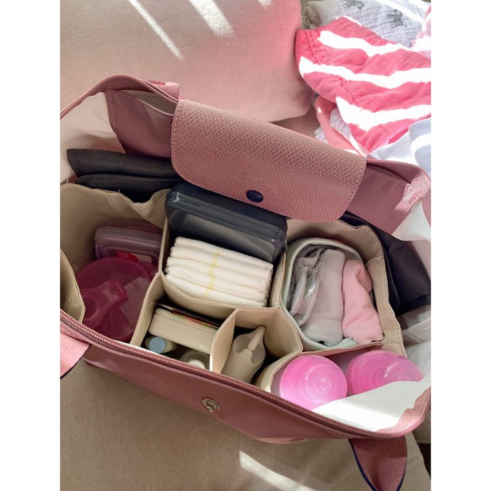 Comicfs diaper bag insert organizer dividers not attached to bottom for flexible packing
