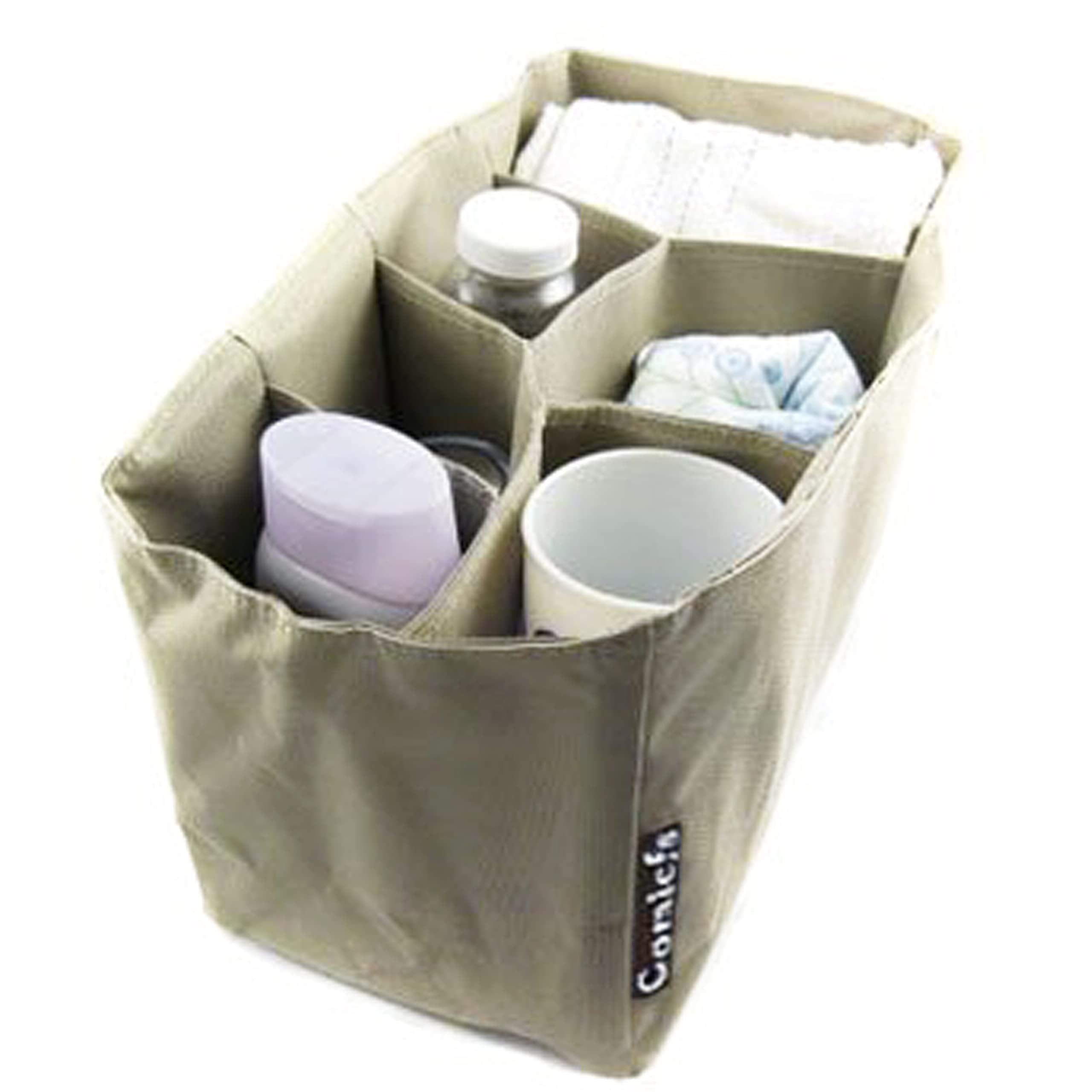 Comicfs diaper bag insert organizer durable water-resistant fabric that wipes clean