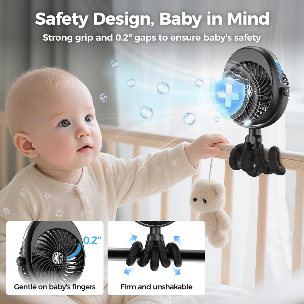COMLIFE clip-on tripod attachment for strollers, car seats, or cribs.