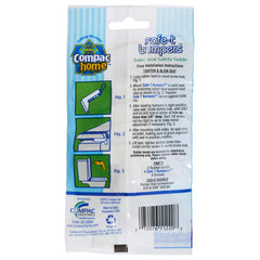 COMPAC HOME toilet-seat-bumper-easy-install demonstrates simple, drill-based setup for added safety.