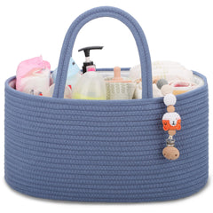 COMSE diaper caddy organizer with divider for tidy nursery storage.