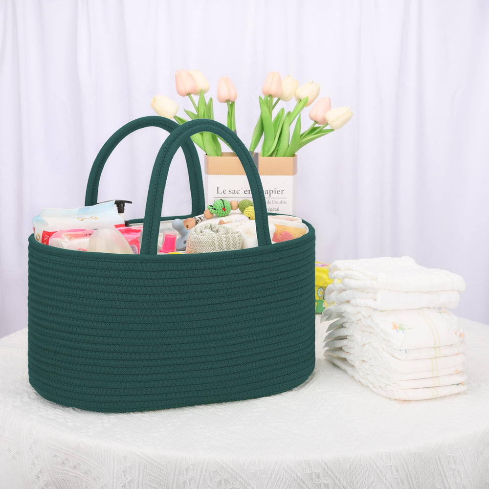 COMSE diaper caddy toy storage and small items organizer