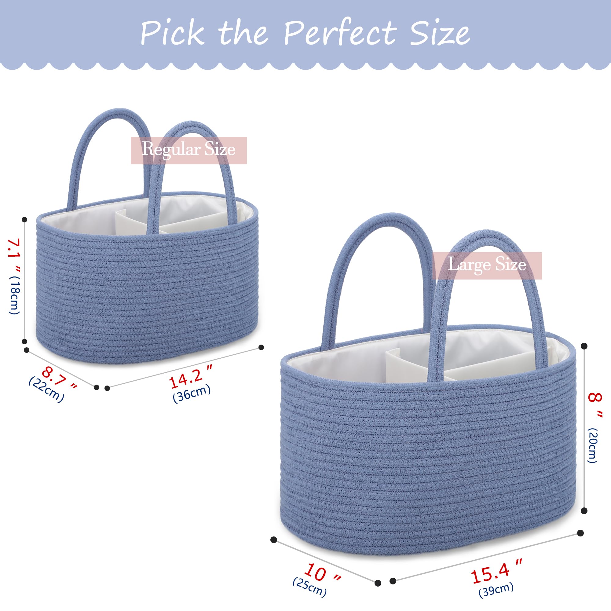 COMSE baby shower gift basket stylish and practical for new parents.