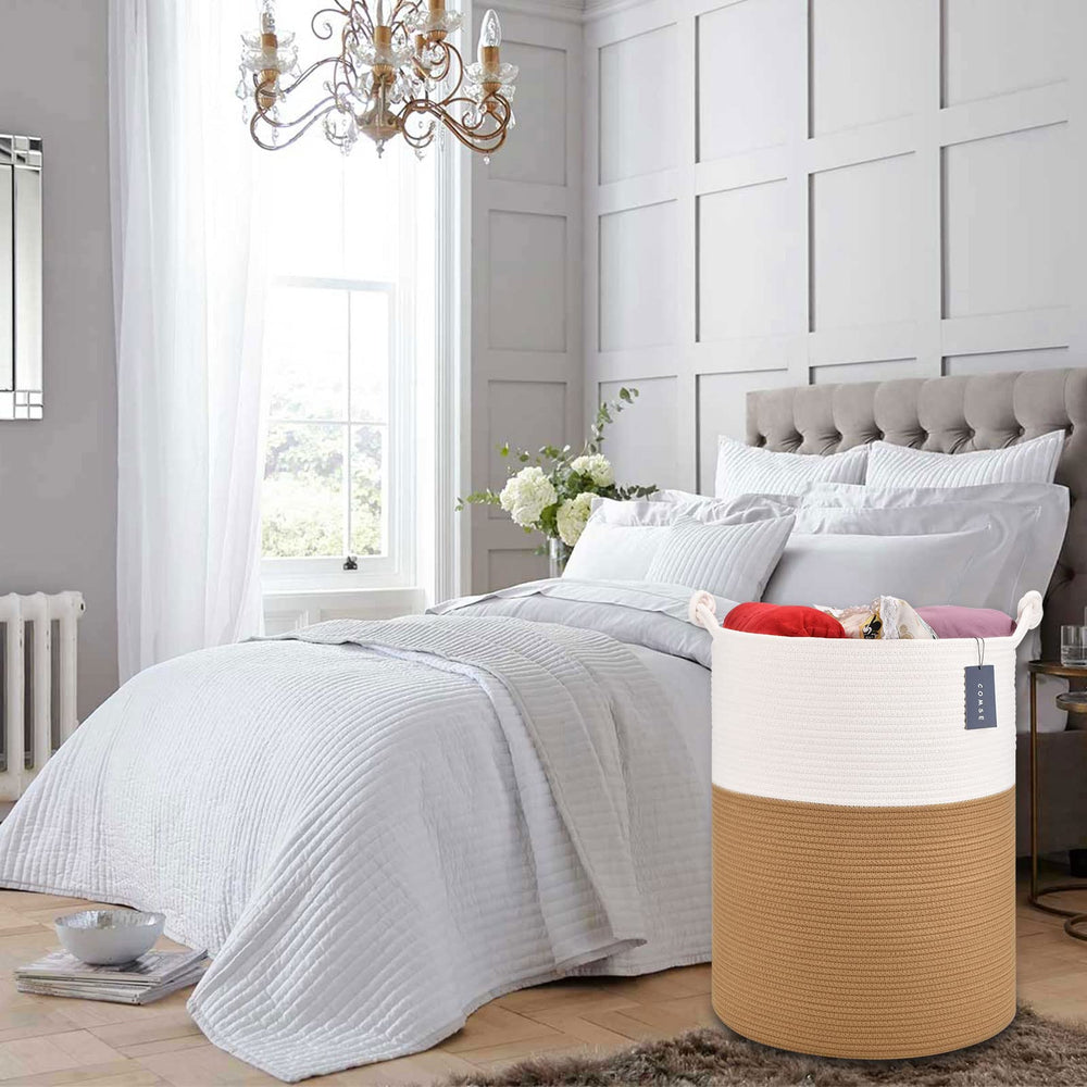 COMSE blanket basket folded for transport demonstrates compact packaging