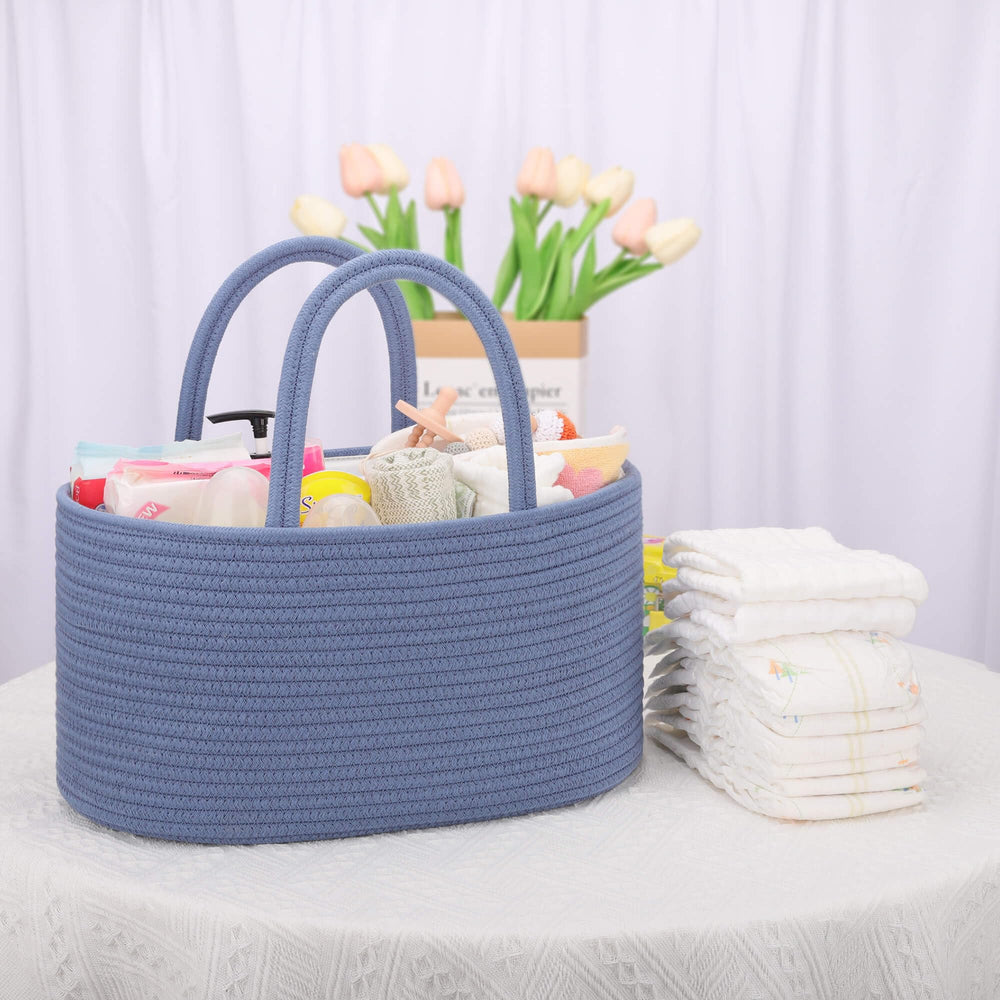 COMSE breast pump caddy keeps accessories neatly organized.