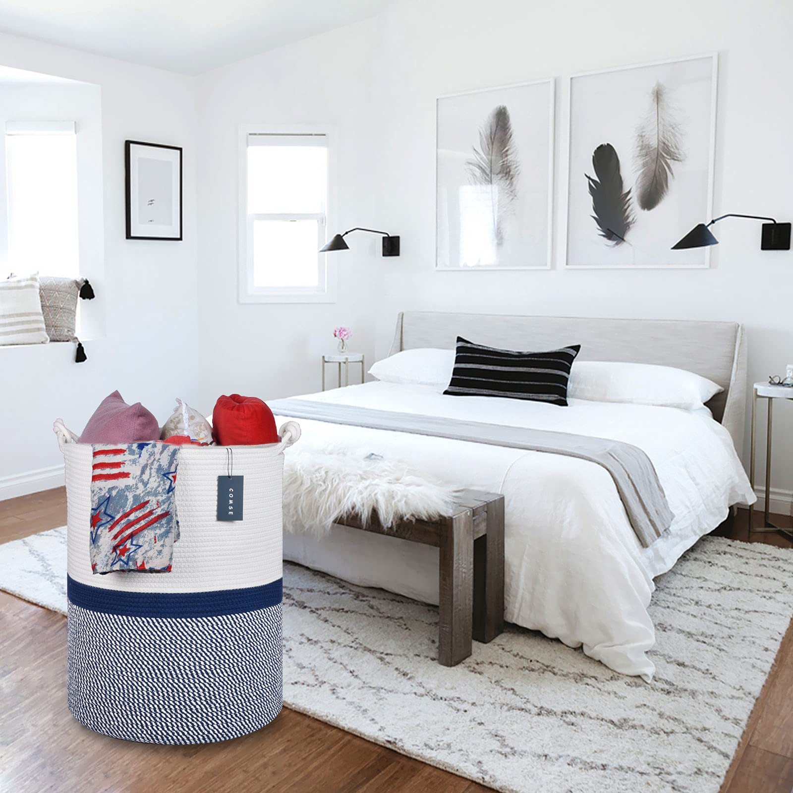 COMSE Durable handles aid easy relocation from room to room.