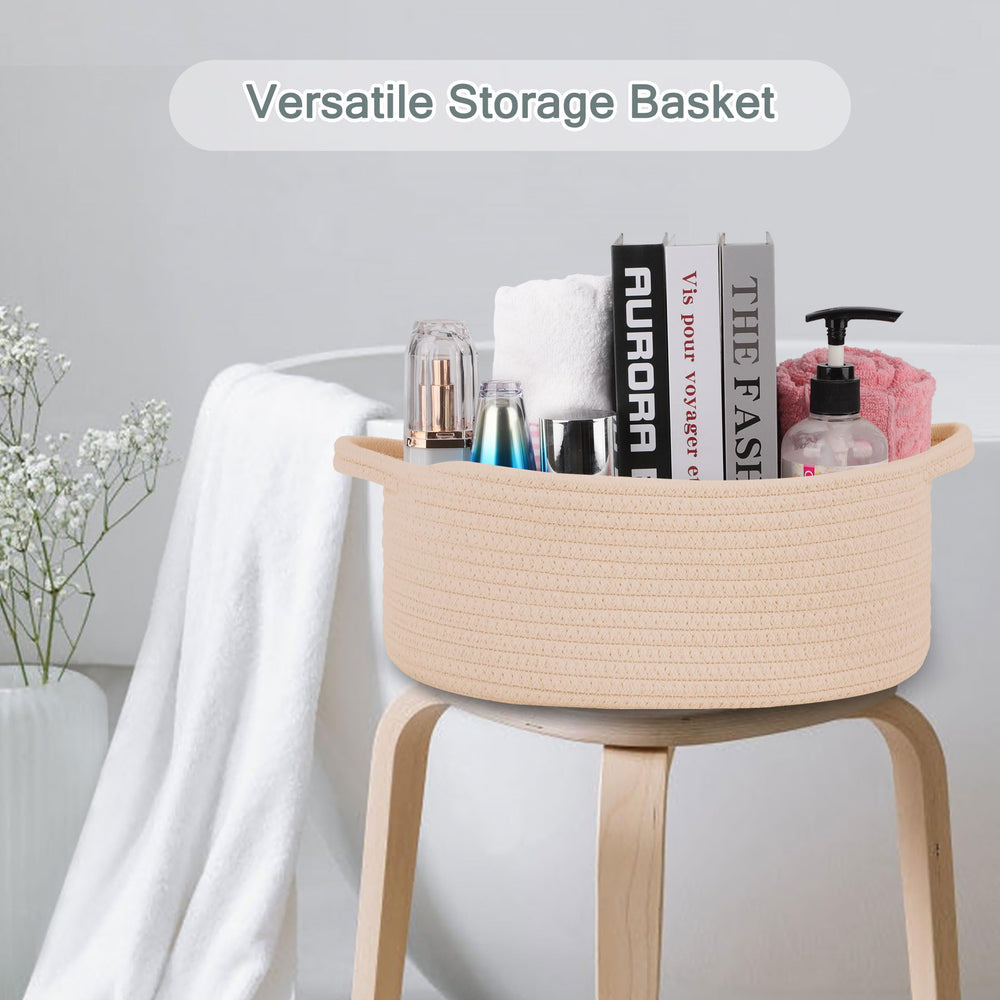 COMSE foldable basket folds for transport and reshapes after use.