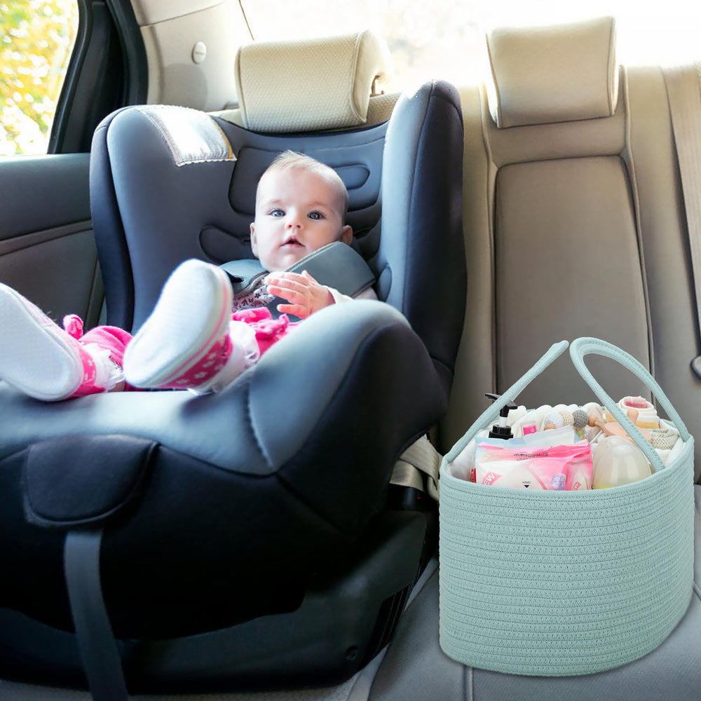 COMSE light green organizer adds soft color to nursery decor