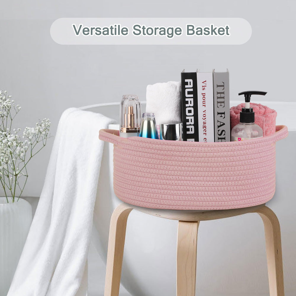 COMSE room organization basket ideal for desks, shelves, and nightstands