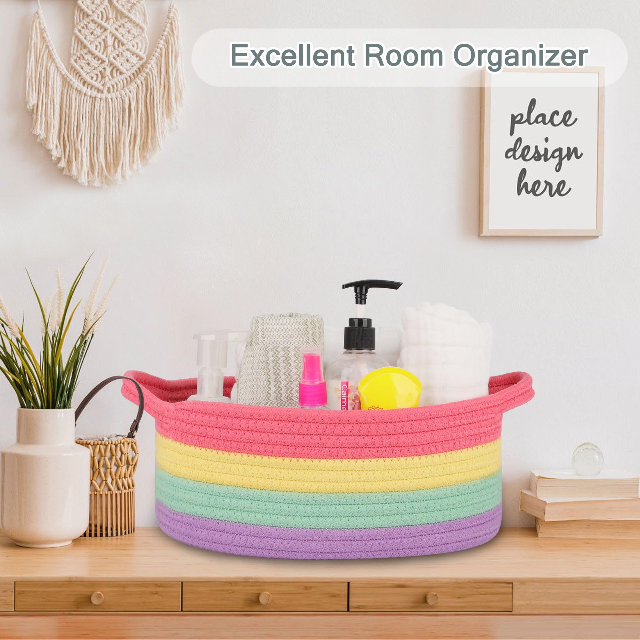 COMSE gift-size basket measures 12 by 8 by 5 inches for versatile gifting