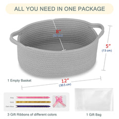 COMSE cotton rope basket highlighting natural material and storage