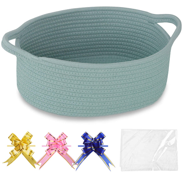 COMSE Small Woven Basket with Gift Bags offering convenient gift-ready storage for celebrations.