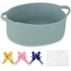 COMSE Small Woven Basket with Gift Bags offering convenient gift-ready storage for celebrations.