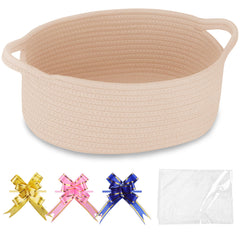 COMSE small woven basket with gift bags for stylish gifting options.