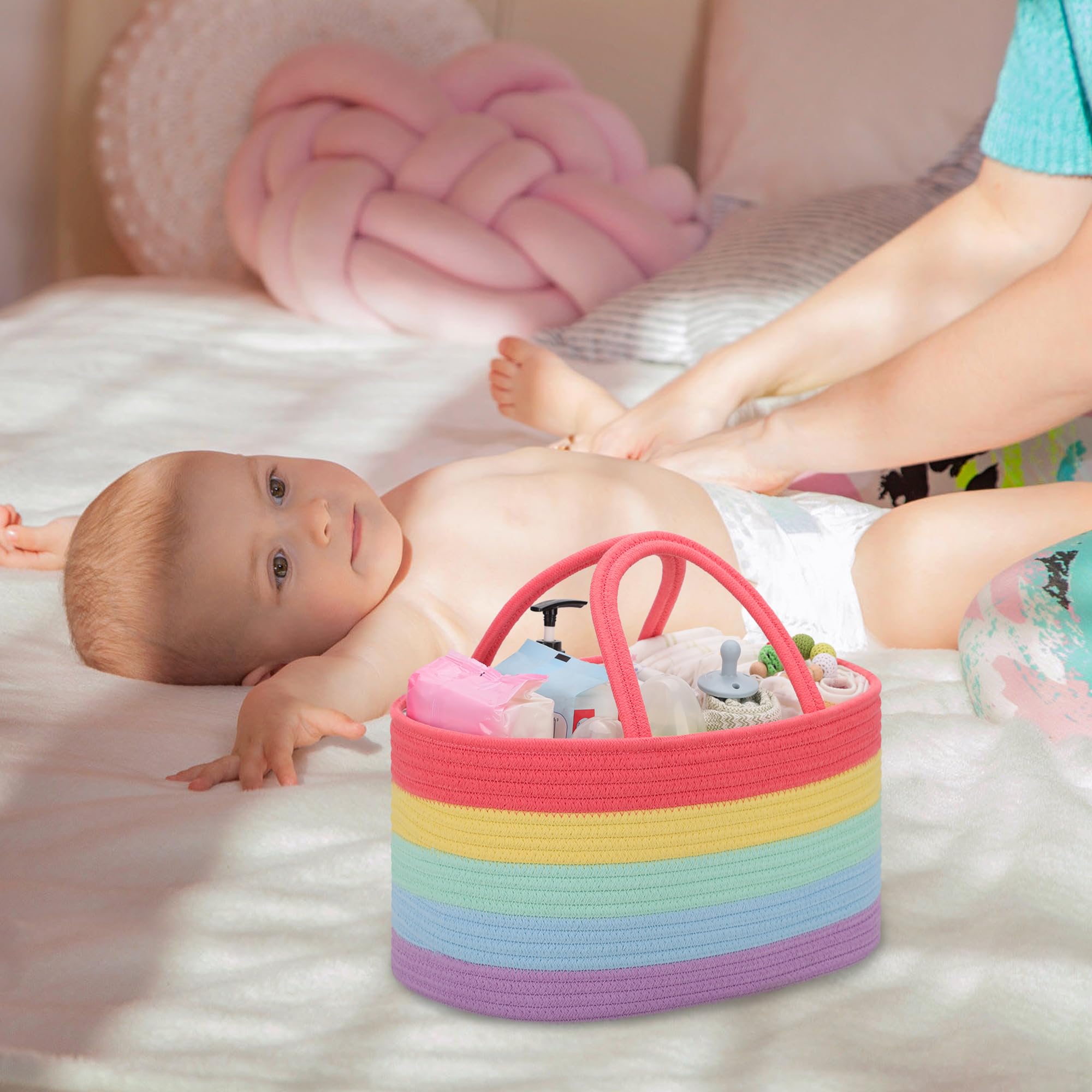 COMSE toy and wipes caddy keeps playtime essentials organized
