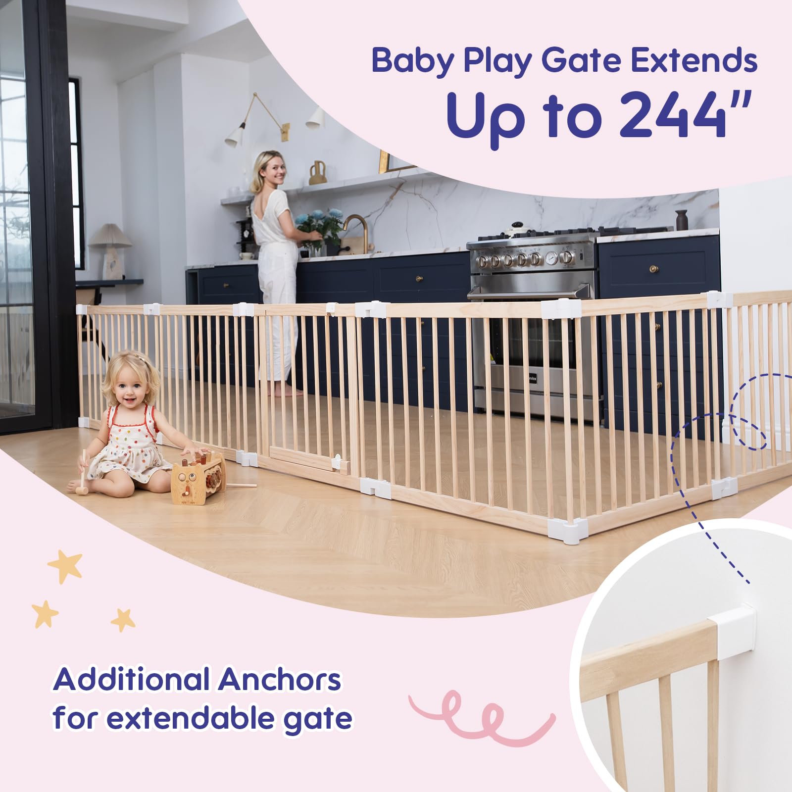 CONKKA adjustable-size modular panels adapt to room shape and play needs.