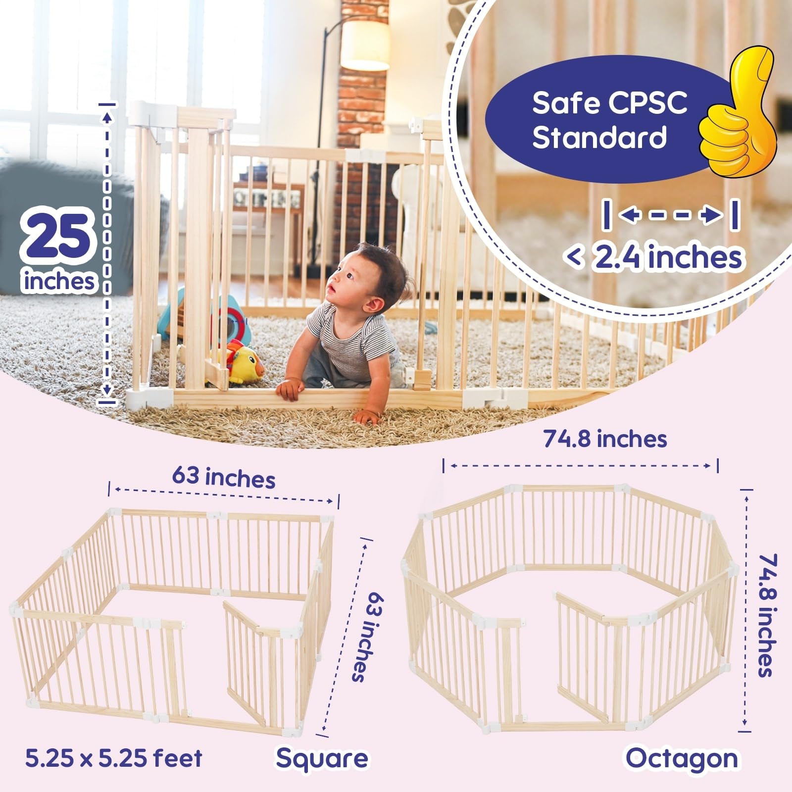 CONKKA locking door provides easy, secure access during busy playtimes.