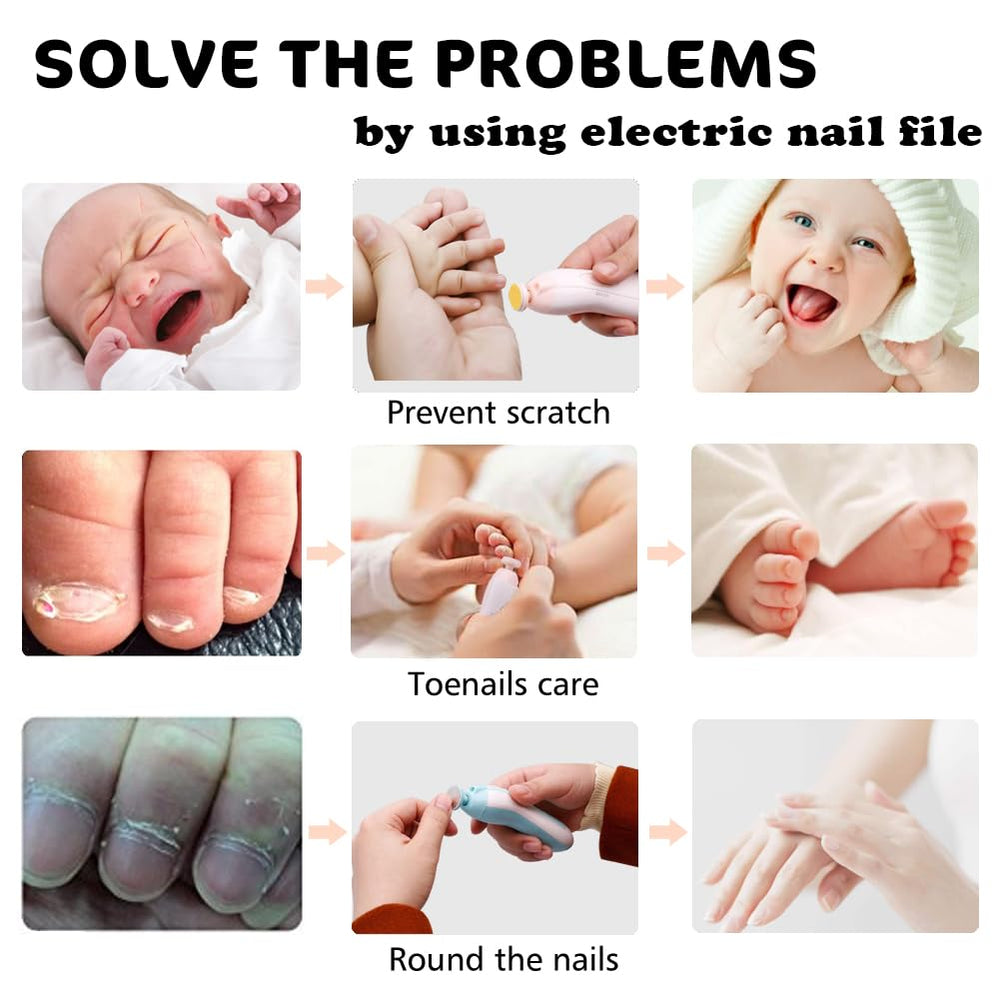 Quiet operation lets you trim while baby relaxes.