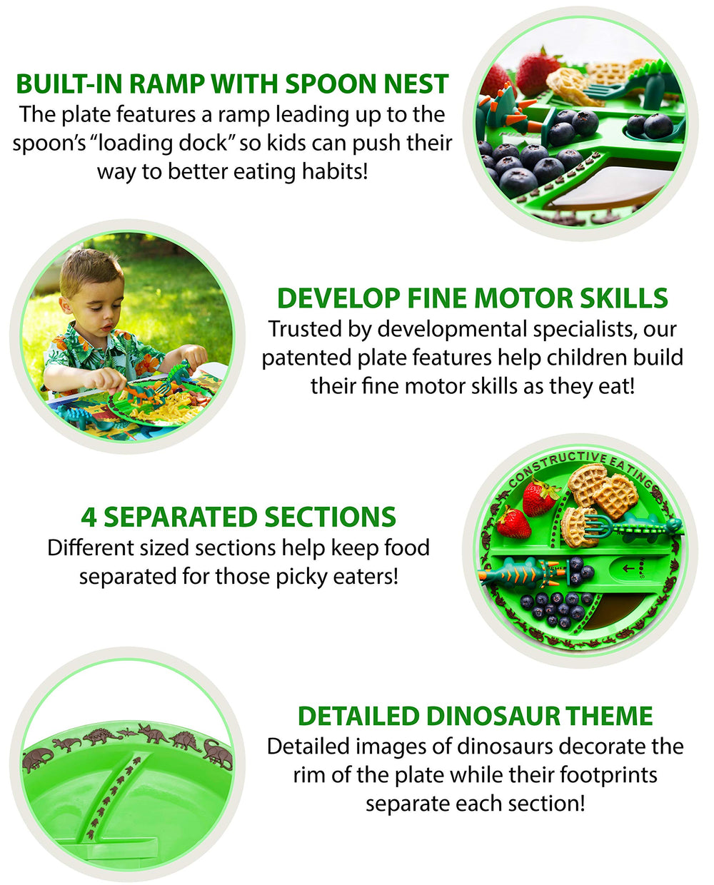 Constructive Eating USA-made dinnerware emphasizes quality and safety.