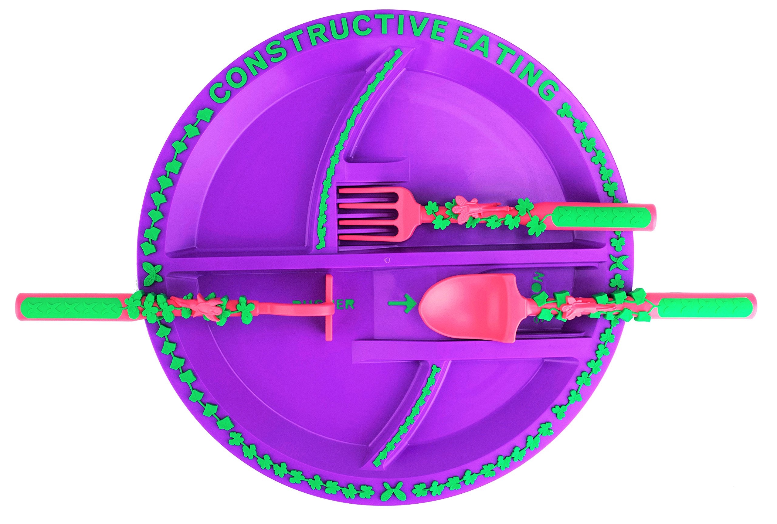 Constructive Eating Garden Fairy artful placemat design sparks imagination at meals.
