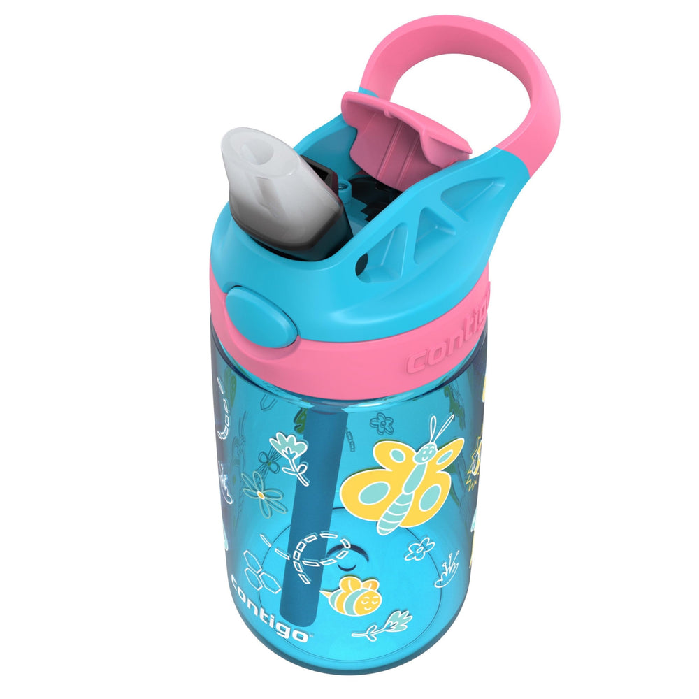 BPA-free plastic bottle is top-rack dishwasher safe for simple cleaning.