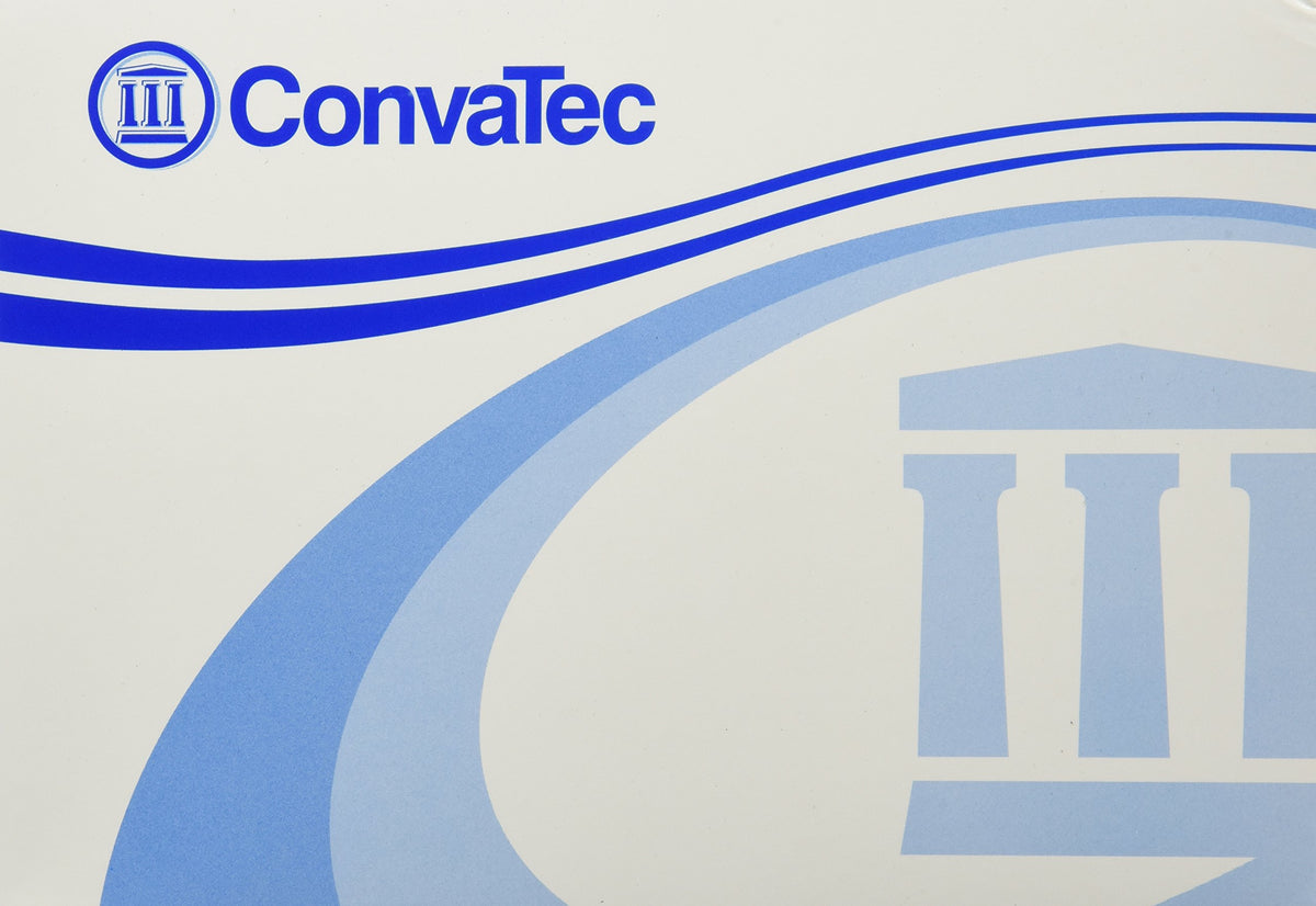 ConvaTec ActiveLife drainable 12 inch pouch, transparent view, discreet daily ostomy management.