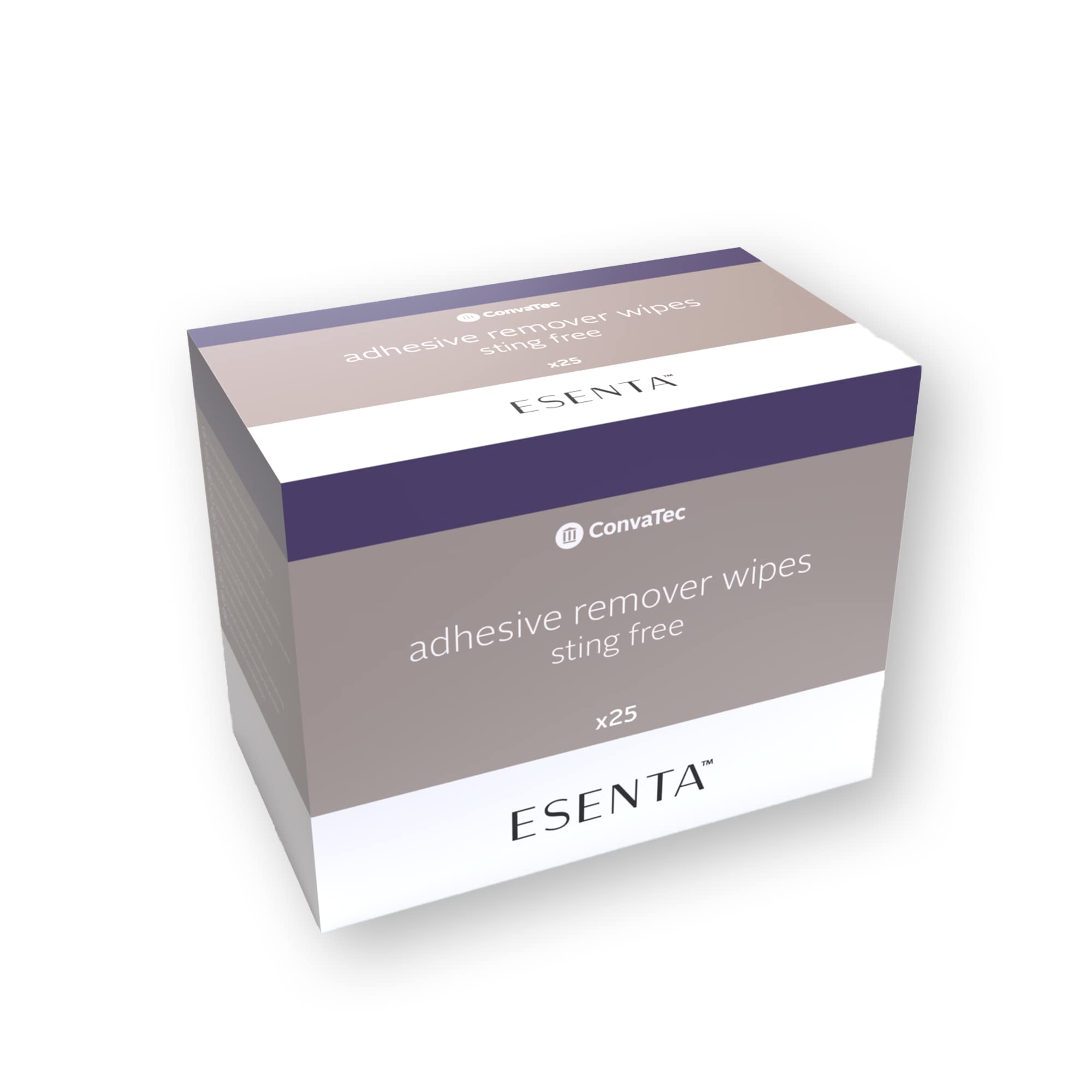 ConvaTec ESENTA latex-free icon emphasizes allergy-friendly formula