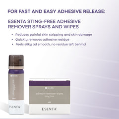 ConvaTec ESENTA silicone-based remover texture showing smooth application