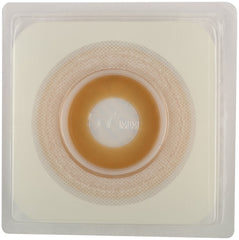 ConvaTec Natura Durahesive moldable convex barrier with 57mm flange for secure, contour-friendly fit.
