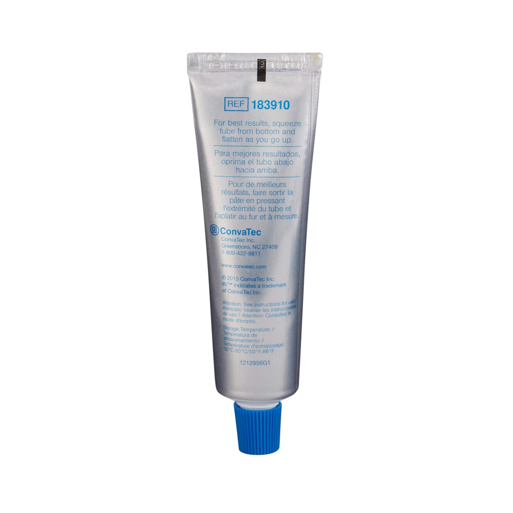 Convatec Stomahesive paste illustrating skin barrier support for stoma care.