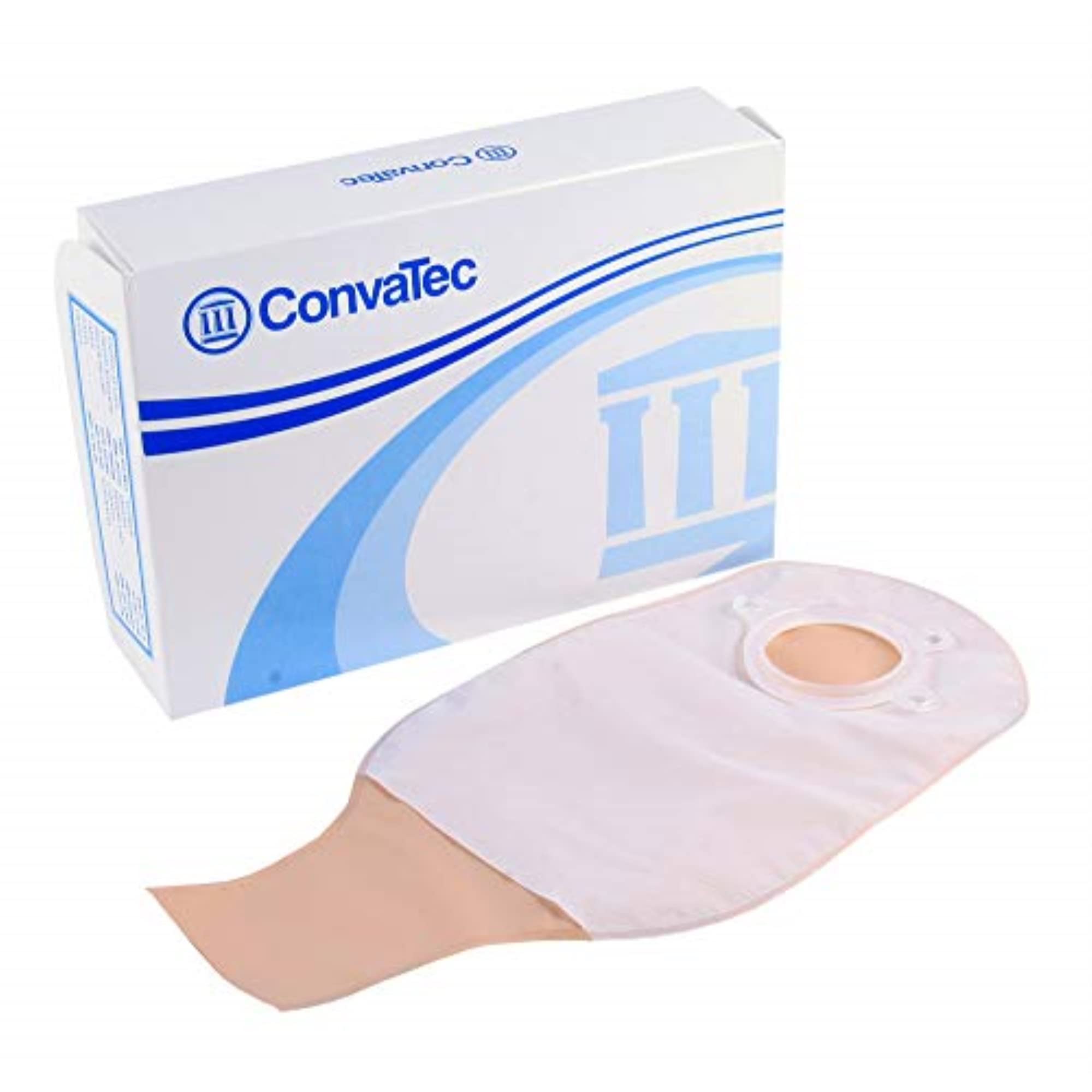 ConvaTec Sur-Fit Natura drainable pouch with opaque body for discreet daily use.