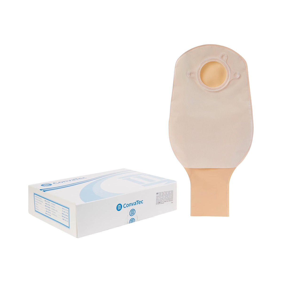 ConvaTec SUR-FIT Natura drainable pouch with a 2-sided comfort panel for discreet wear.