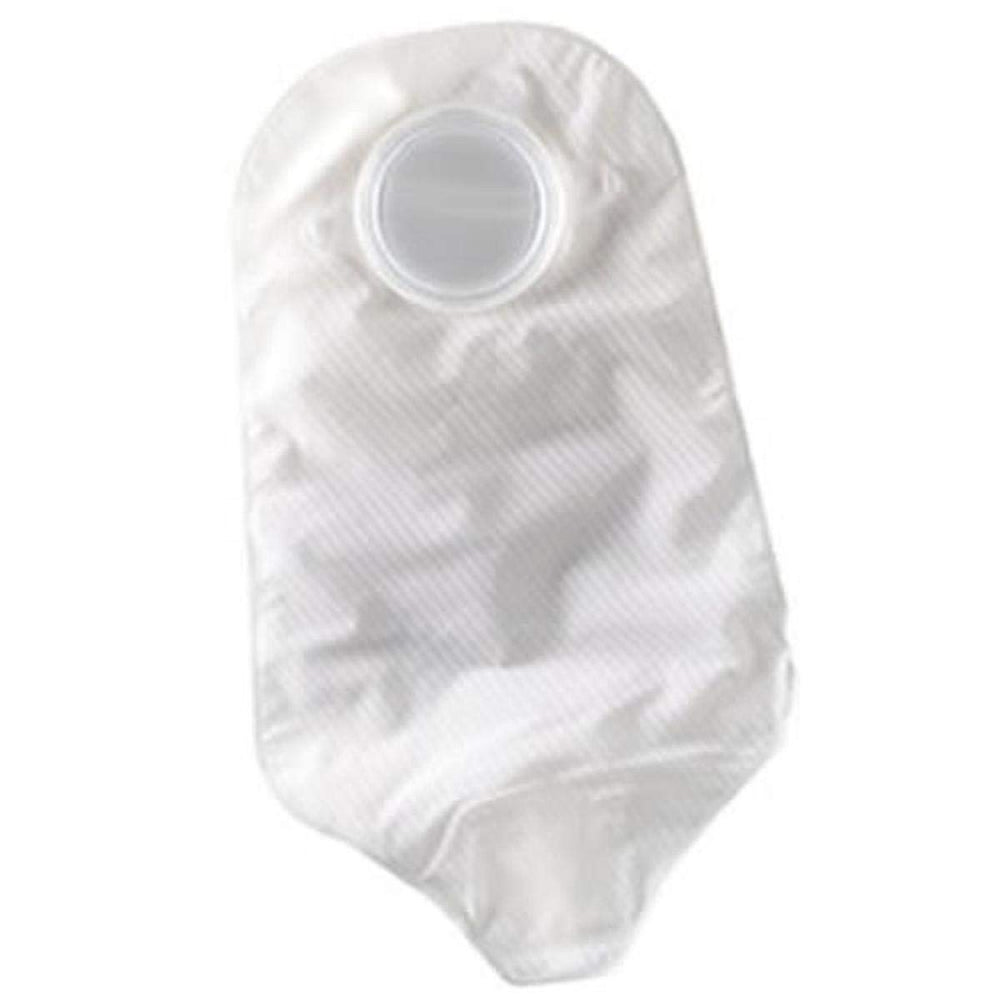 ConvaTec SUR-FIT Natura urostomy pouch, transparent design for discreet inspection and secure connection.