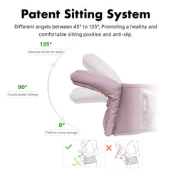 CooCooBaby ergonomic-support with padded-shoulder-straps and waist-belt for comfort.