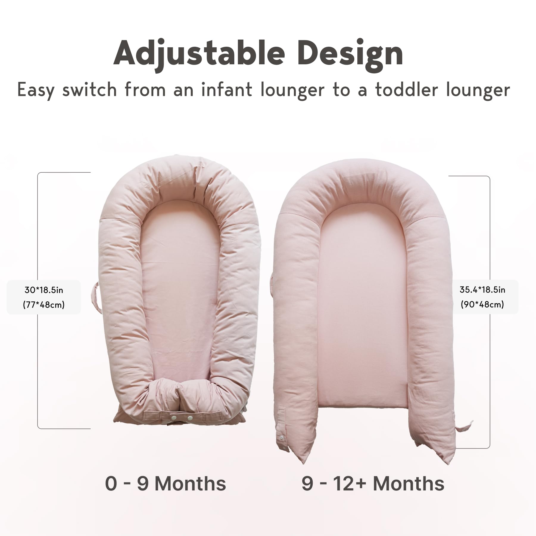 CooCooBaby Deluxe Lounger with safety certifications ensures safe lounging.