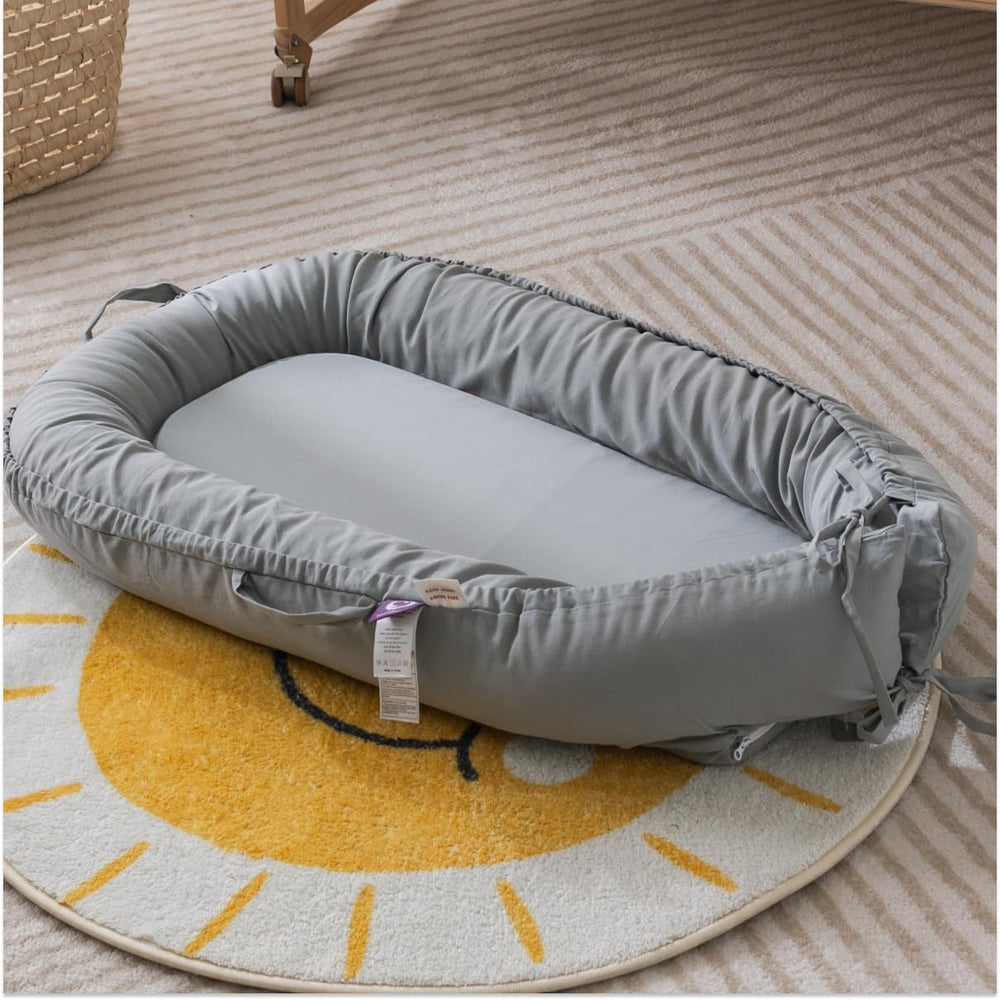 CooCooBaby lounger with OEKO-TEX certified safe materials for peace of mind