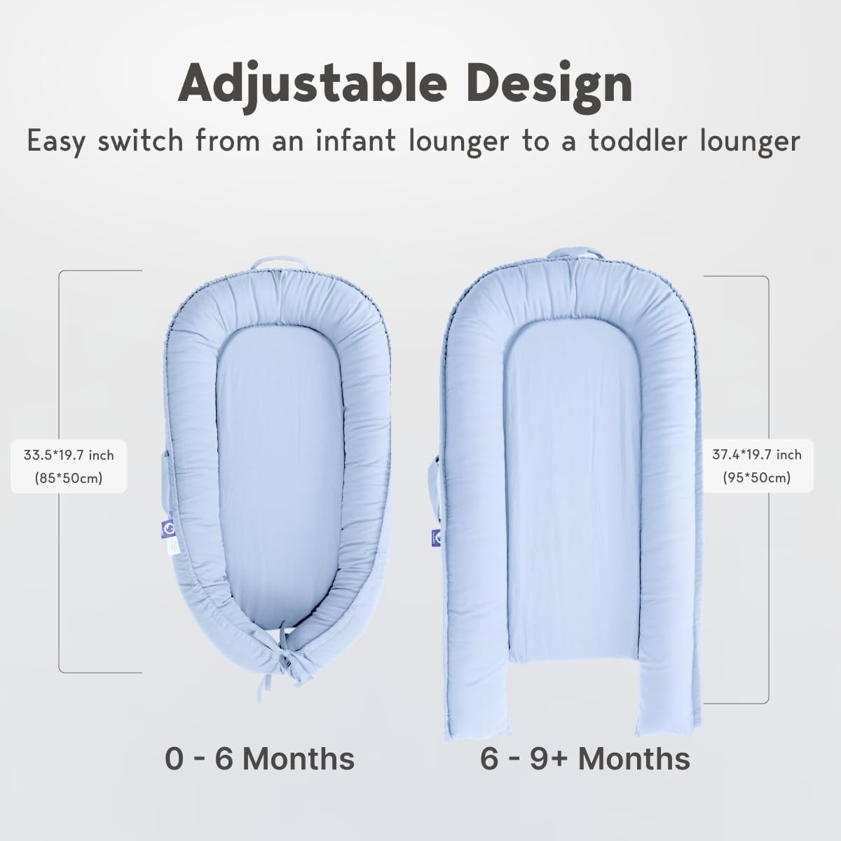 CooCooBaby snug hugging feel provides secure supervision during play and rest.