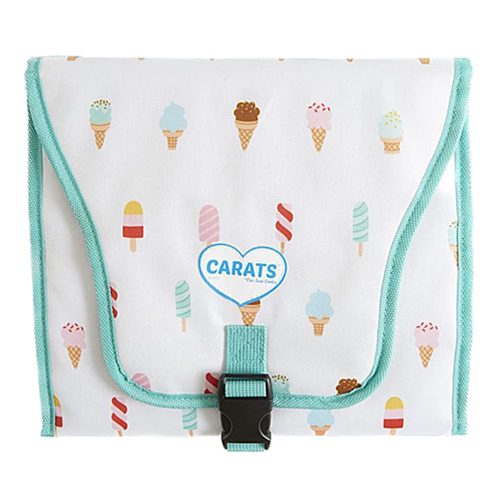 Cool Carats cooling pad placed in car seat to start cooling