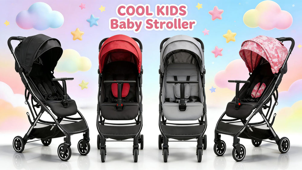 Cool Kids 5-point harness keeps baby secure on the go